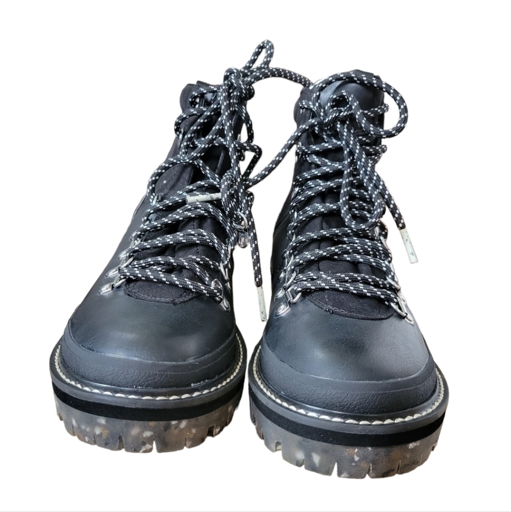 Steve Madden‎ Womens Bunii Faux Leather Combat & Lace-up Boots 7.5 - Picture 6 of 15